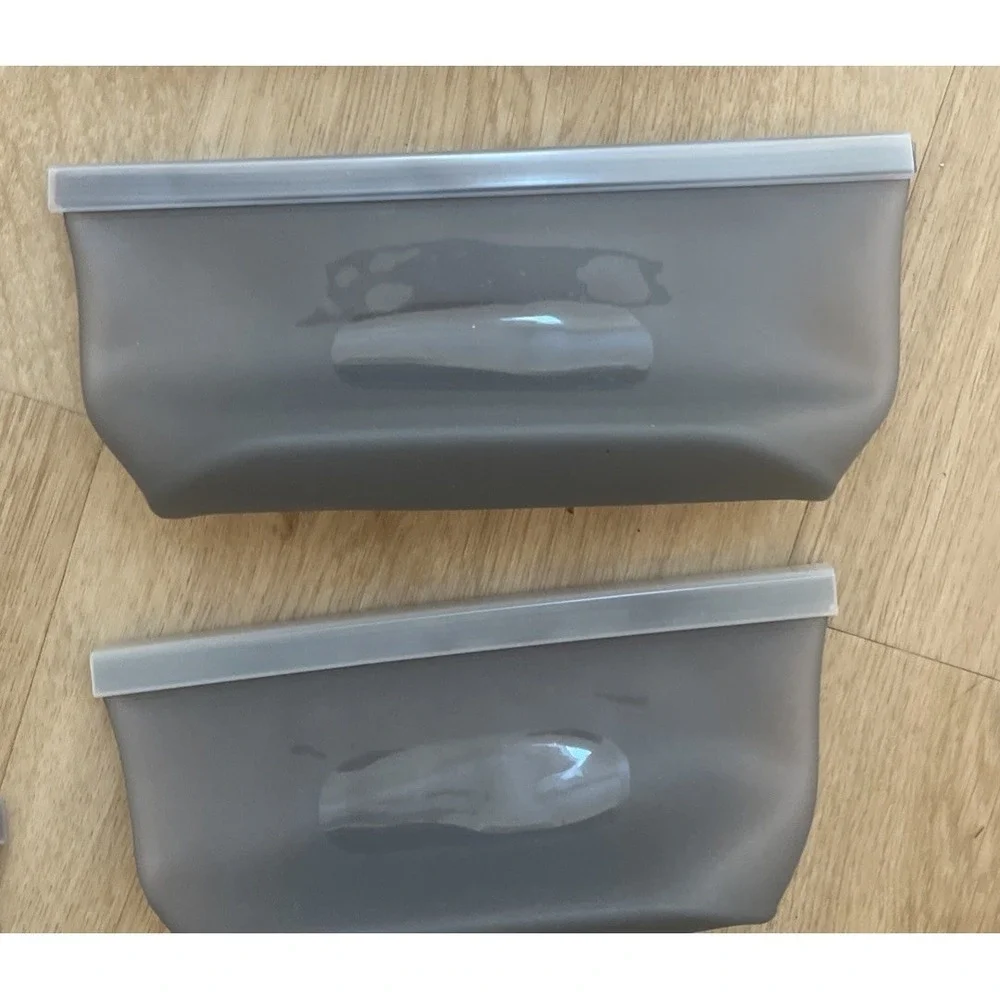 Reusable Silicone Food Storage Bag Pack of 8 Preservation Bag Airtight Seal Food